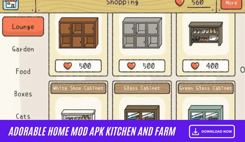 adorable home mod apk kitchen and farm