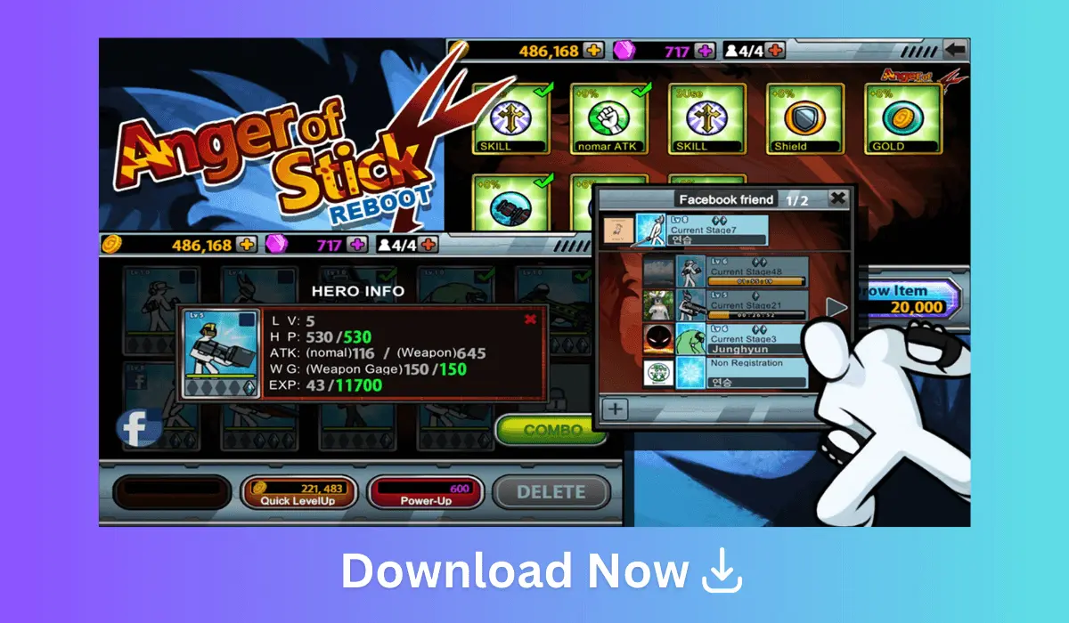 Anger of Stick 4 MOD APK unlimited coins