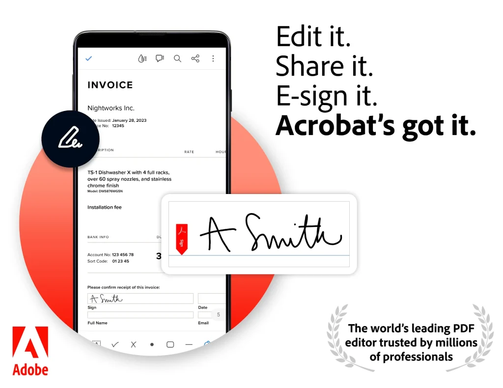 Adobe Acrobat Reader a PDF viewer application