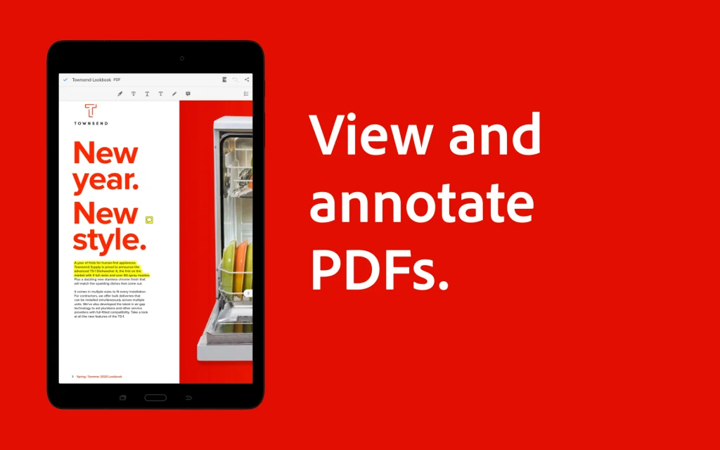 Adobe Acrobat Reader, you can share PDF files for many people to enjoy